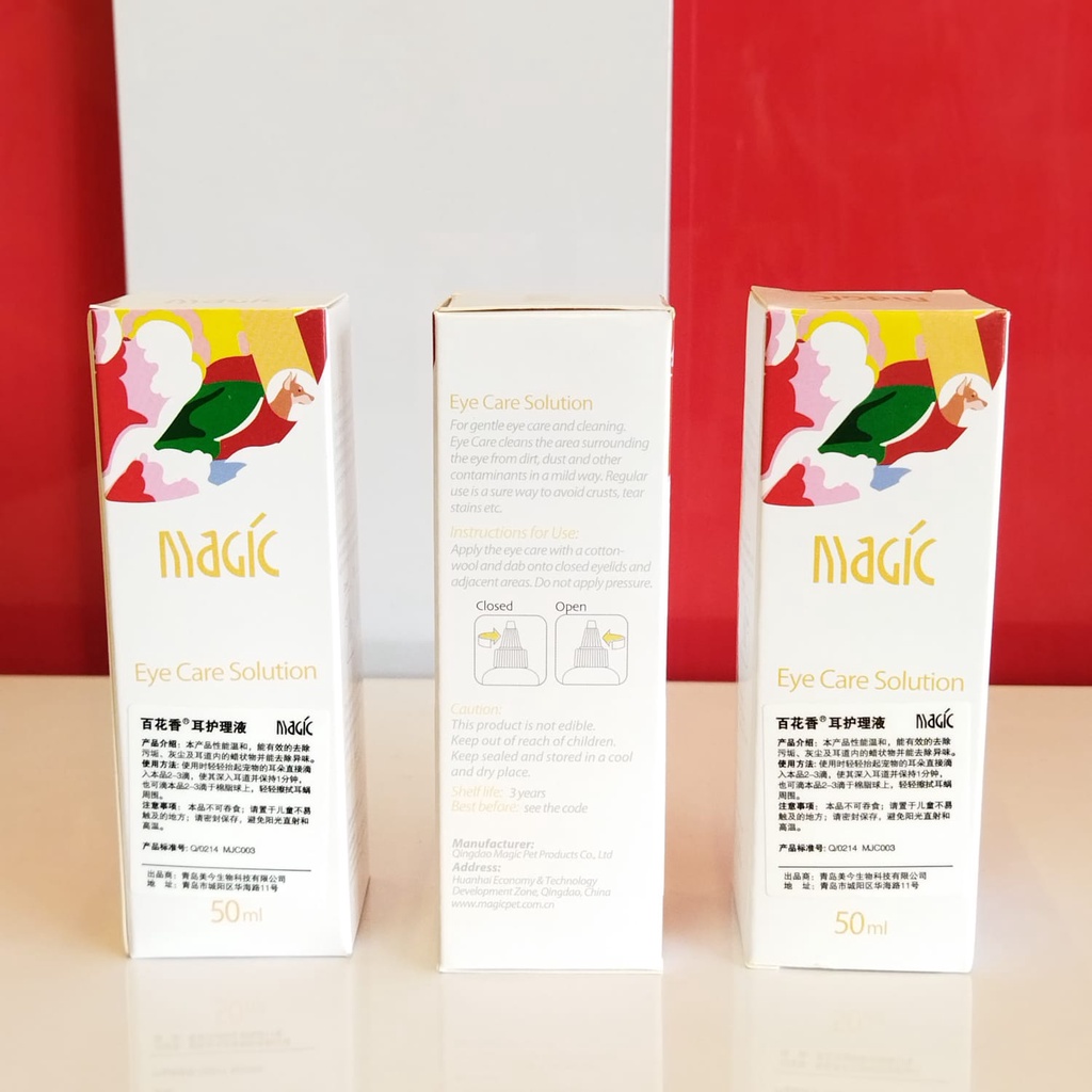 MAGIC EYE CARE SOLUTION 50ml cairan pembersih mata hewan