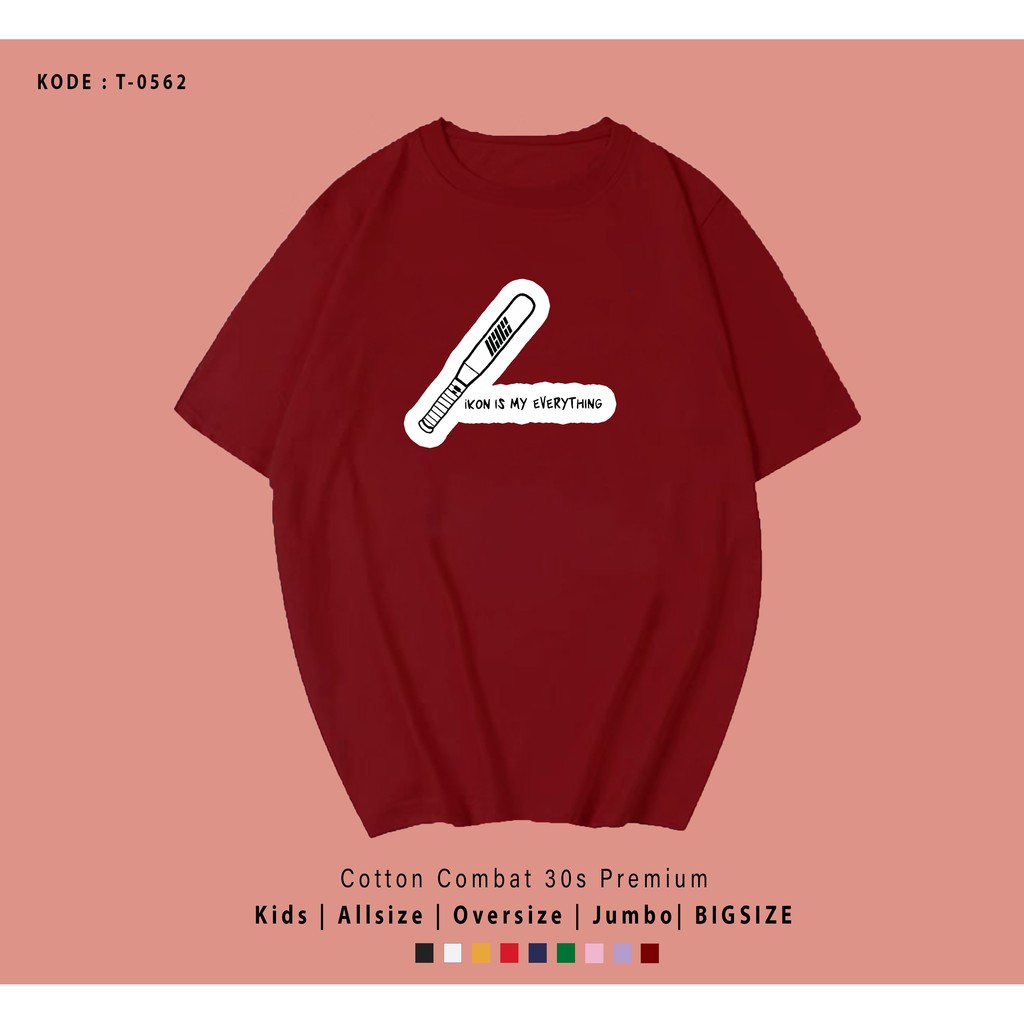 KAOS / T-SHIRT KPOP IKON ITS MY EVERYTHING /  BEST SELLER / BAHAN ADEM DAN HALUS