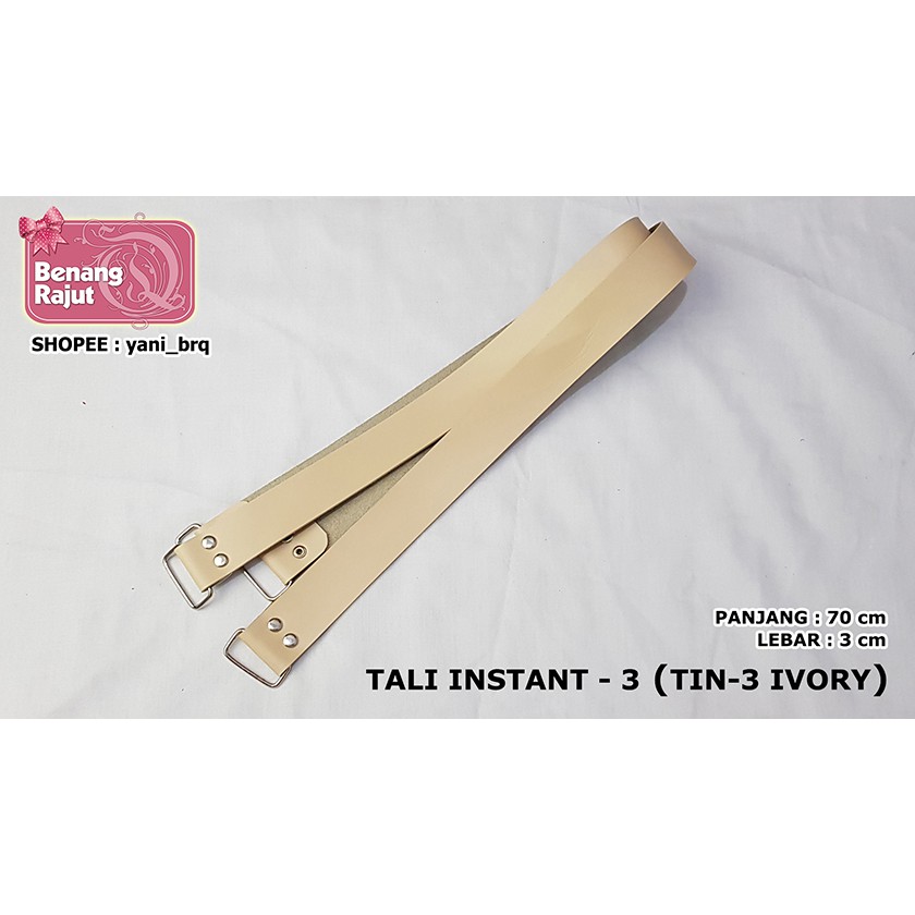

TALI INSTANT - 3 (TIN-3 IVORY) TOTE RING KOTAK PER PASANG