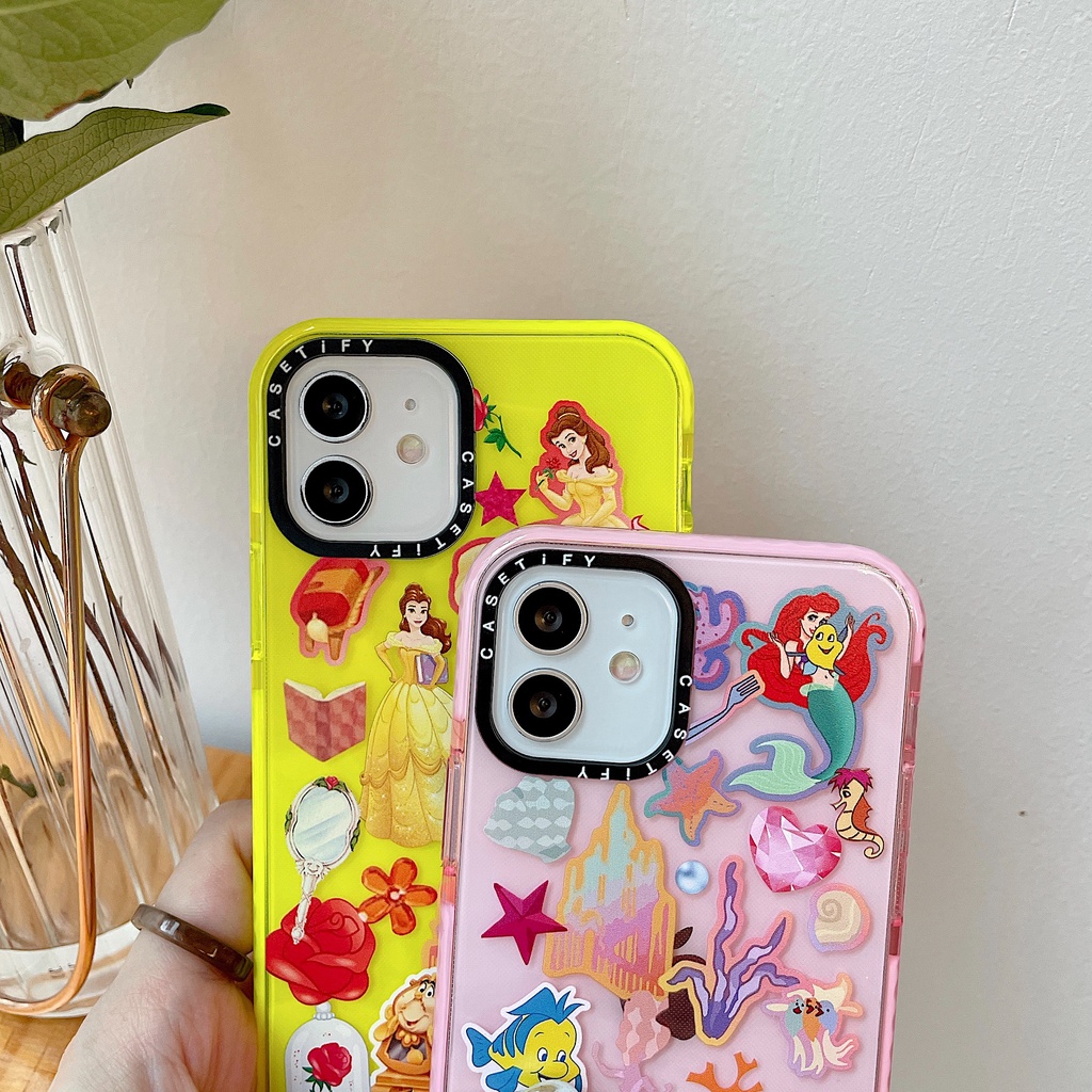 Casetfy Princess Lovely IPhone Case iPhone12 iPhone12Pro iPhone11Promax IphoneXR iPhone11 iPhone6splus iPhone7plus 8plus iPhoneXS iPhoneXsmax Soft Casing-6