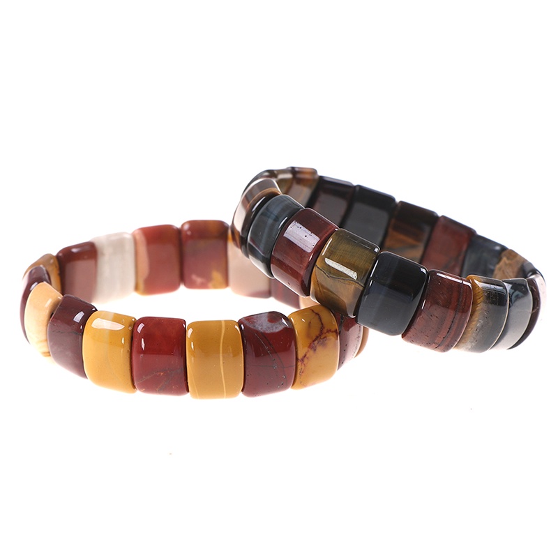 Manik-manik Batu Tiger Eye Warna-Warni Handmade