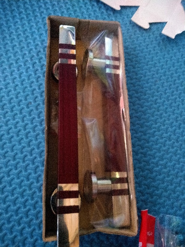 Handle Pintu Rumah Kecil 25 Cm Tarikan Pintu Kotak Gagang Pintu Mahoni Kunci Pintu Marron Kombinasi