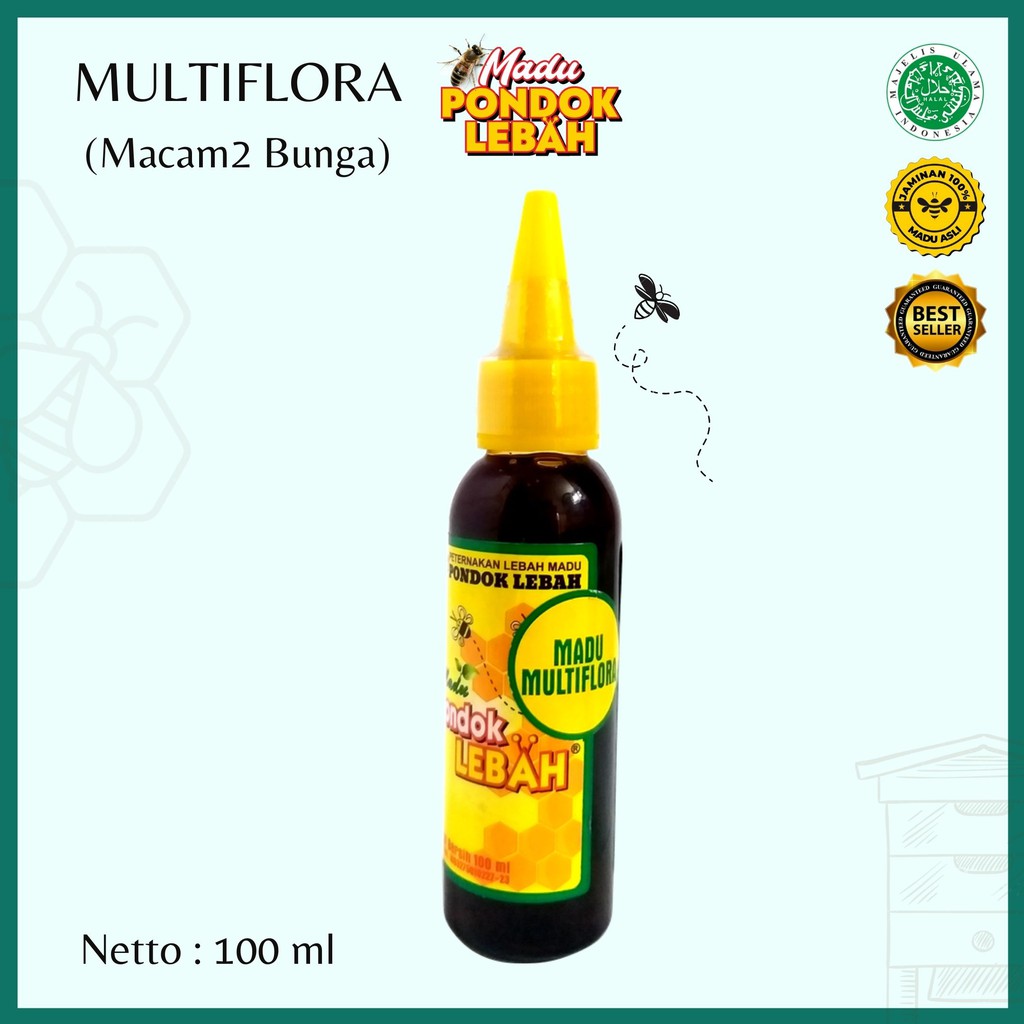 

Madu Multiflora 100ml - Pondok Lebah