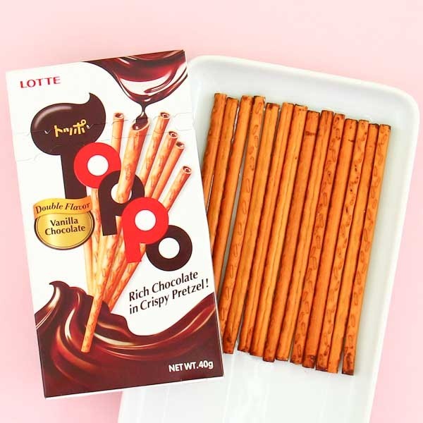 

LOTTE TOPPO | BISCUIT STIK 1 BOX ISI 12 PCS @17 GRAM