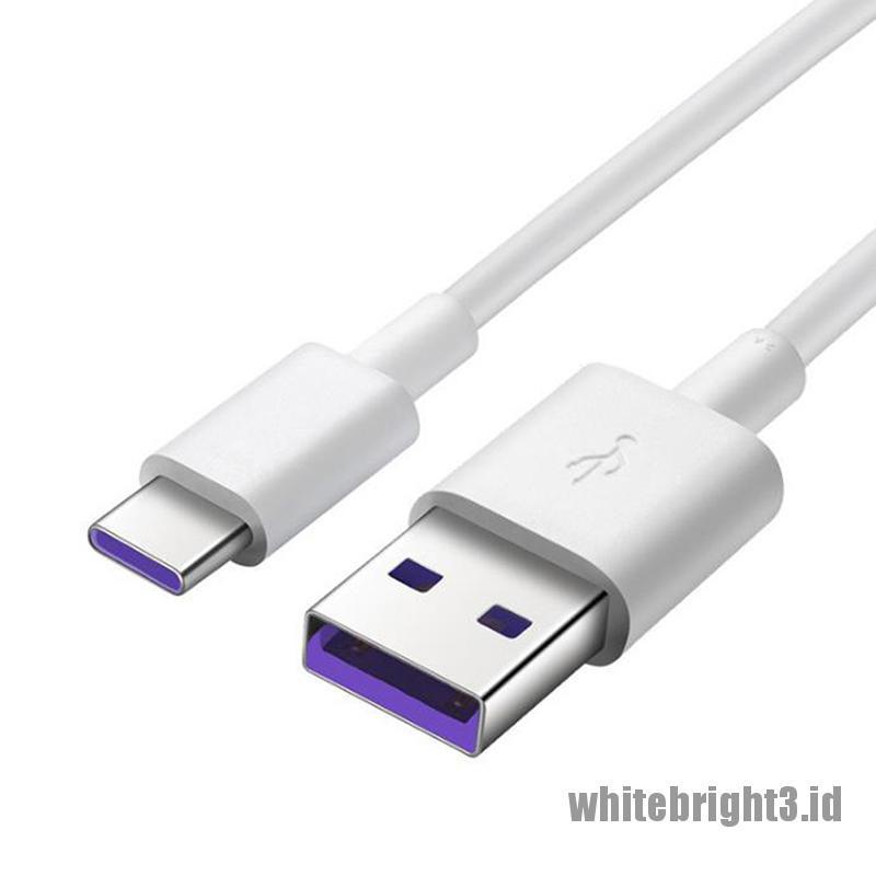 &lt; White3 &gt; Kabel Data / Charger Micro USB / Tipe-c 5A Fast Charging Untuk Android