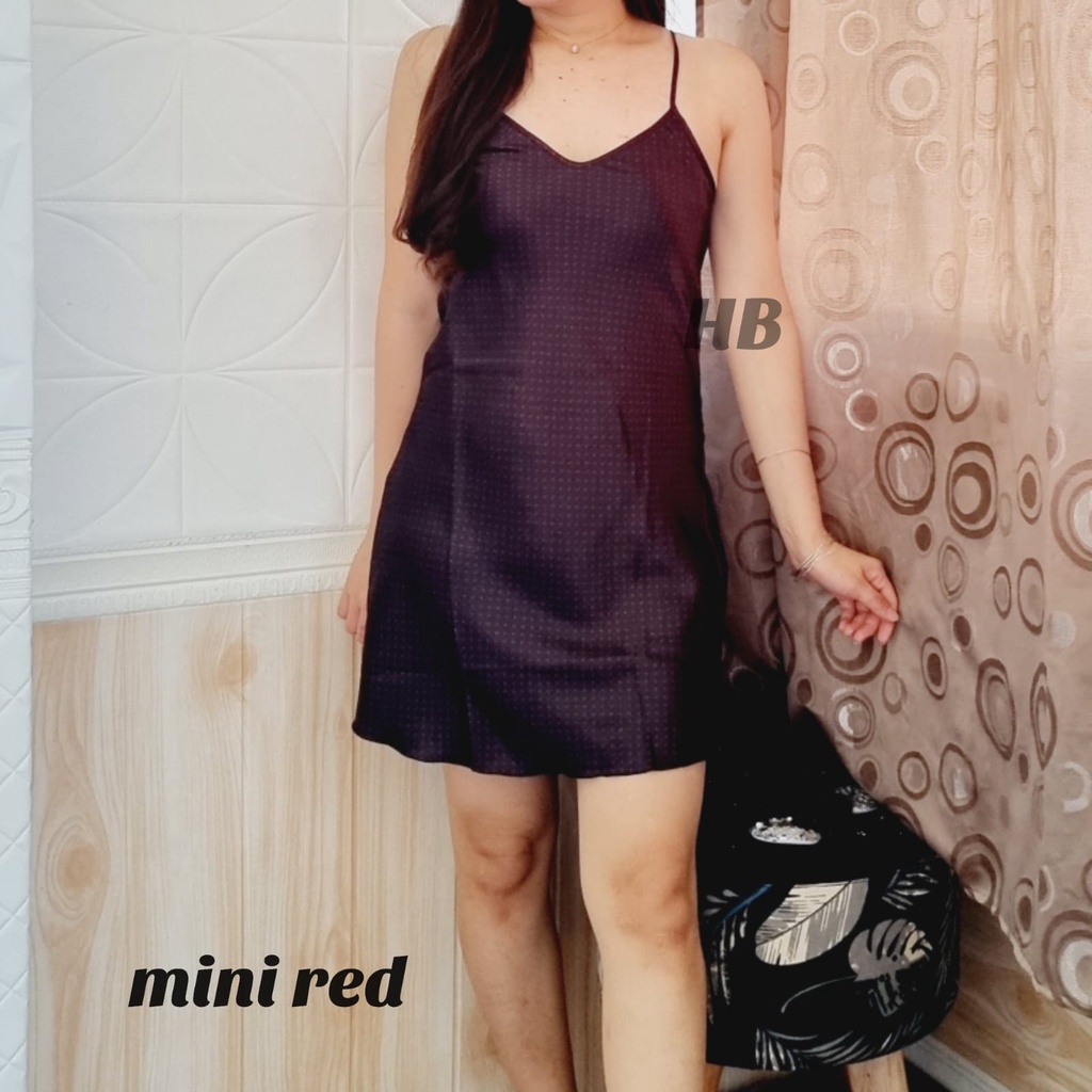 HB FO - DASTER SATIN SATU TALI IMPORT BANYAK MOTIF / BAJU TIDUR DASTER IMPORT MURAH / PART 5