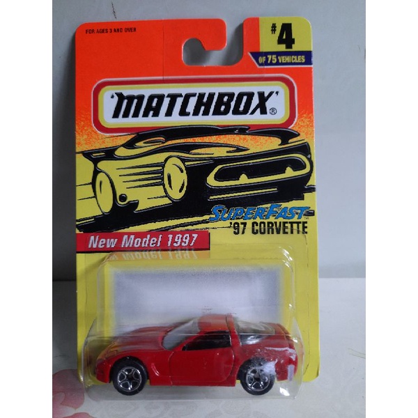 Matchbox New Models 1997 97  Superfast Corvette