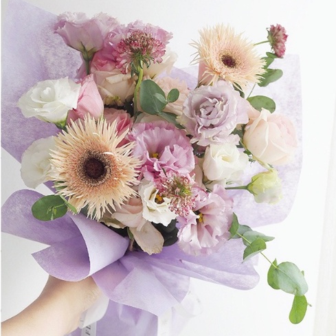 Korean Tissue Paper Kertas Bunga Wrapping Cellophane Paperwrap Buket Bunga Bungkusan Bunga / Flower Wrapping / Cellophane / Wrap / Kertas Bunga / Kertas Kado / Flower Paper / Kertas Grosir
