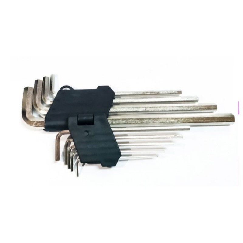 0459 Kunci L Panjang 9 Piece Ball Point Hex Key Kunci L Set-bayar Di Tempat[cod]