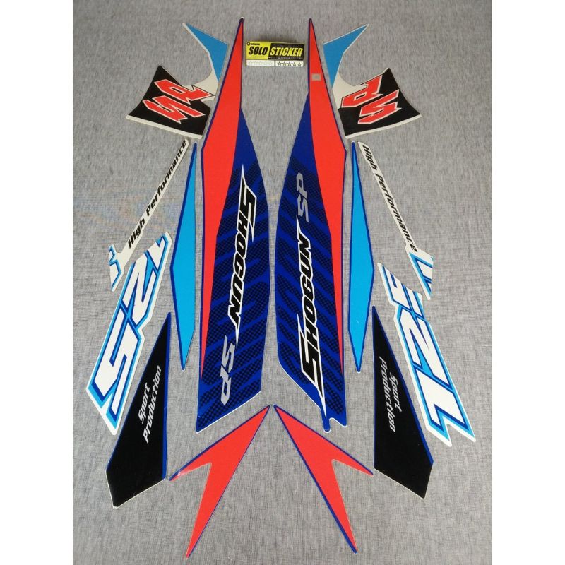ready stok striping sticker lis standar ori shogun sp 2008 shogun new 125