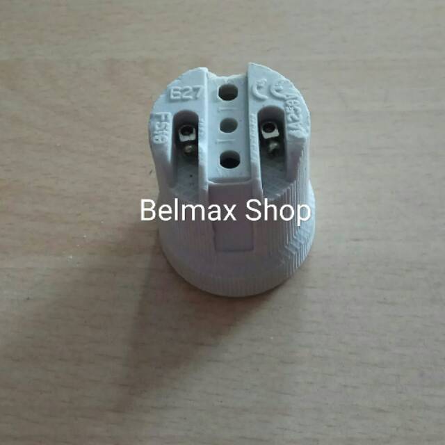 Fitting Keramik E27 / Fiting Lampu Keramik / Rumah Lampu Keramik / Fitting Lampu