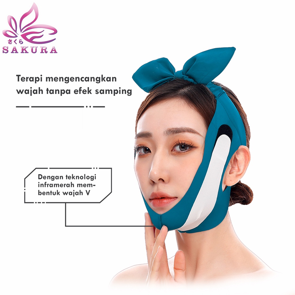 Penirus Pipi Wajah / Shape Face Slimming Lift Up Belt / VShape Wajah Import - SOSOYO