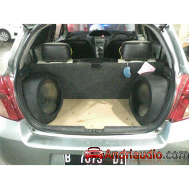 box sudut subwoofer yaris