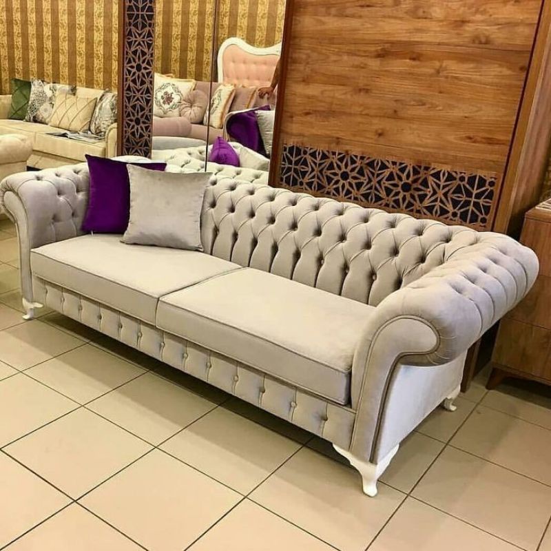 Sofa Tamu Chester Modern , Kursi Tamu Chesterfield Terbaru