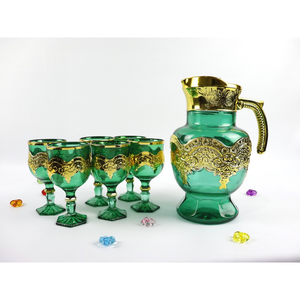 Teko Gelas 1 set 7 Pcs High Quality Glassware