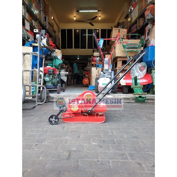 MESIN PEMADAT TANAH STAMPER KODOK TIGER PLATE COMPACTOR TPC 5