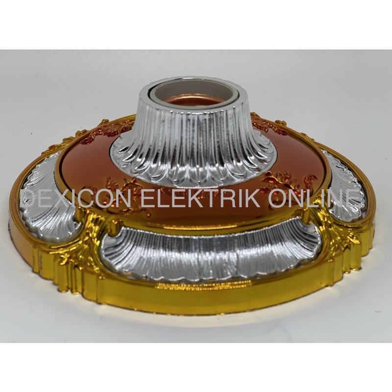 fitting lampu DPQ7SHR/fitting plafon hias modern/fiting lampu hias motif/jual fitting/agen fitting hias/lampu hias modern