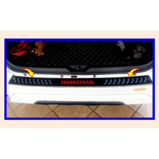 Sillplate Belakang Rear Door All New Innova 2016 Mika Akrelik Hitam