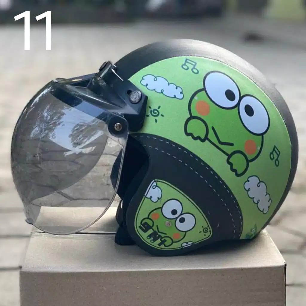 Helm bogo retro klasik