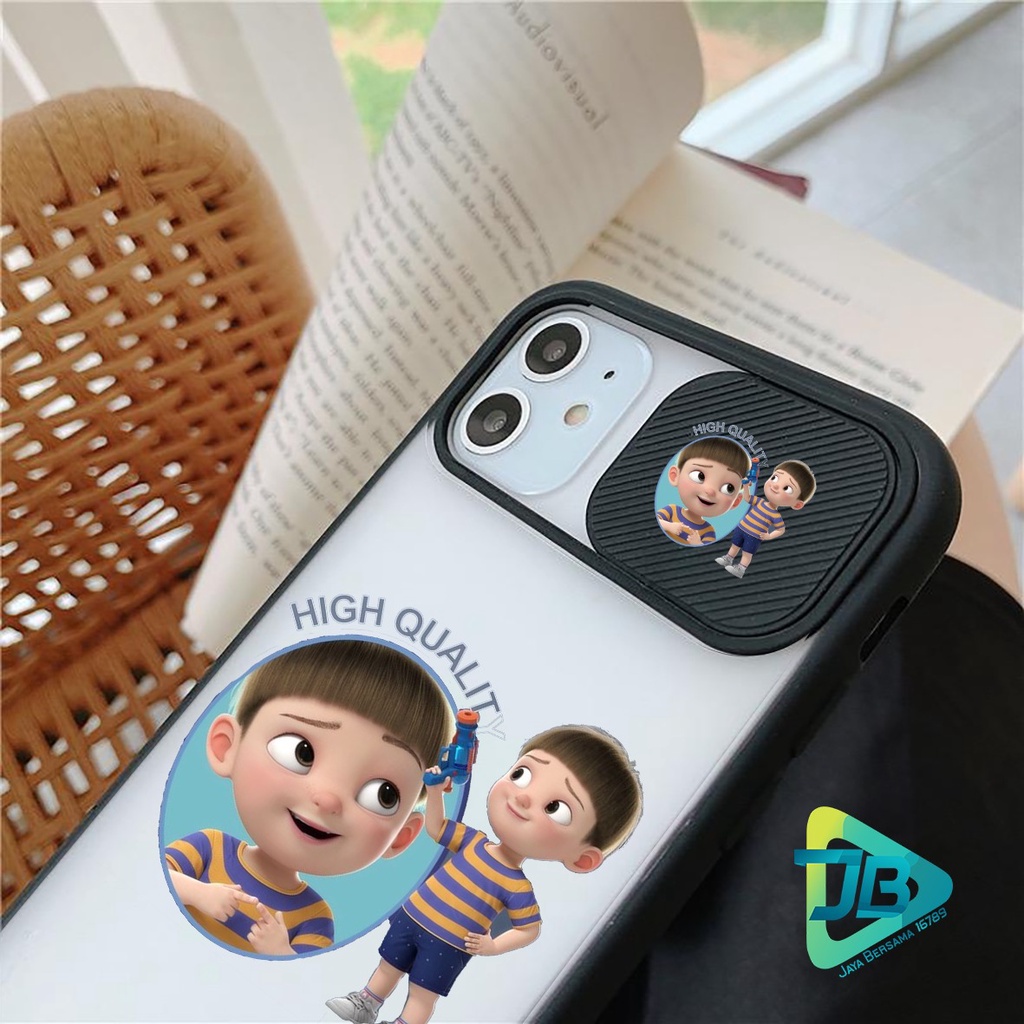 SOFTCASE SLIDE KAMERA CARTOON RIGGED OPPO VIVO SAMSUNG XIAOMI REALME IPHONE ALL TYPE JB4954