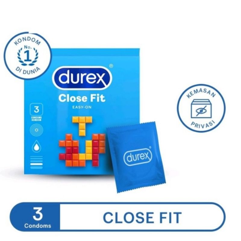 durex close fit isi 3 kondom