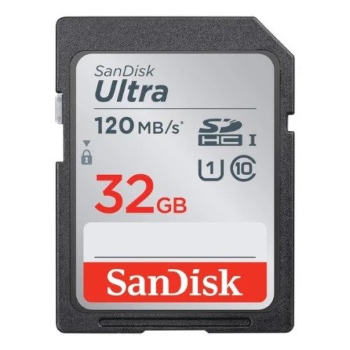 SanDisk Ultra SDHC 32GB up to 120 MB/s Class 10 UHS-1