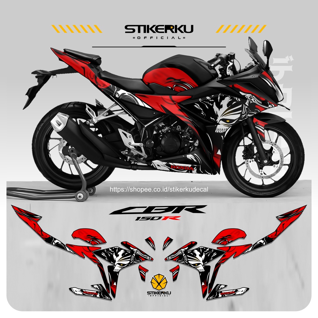 STRIPING MOTOR CBR 150R FACELIFT / STIKER LIS SEMIFULL BODY MOTOR HONDA CBR 150R / STICKER CUSTOM VA