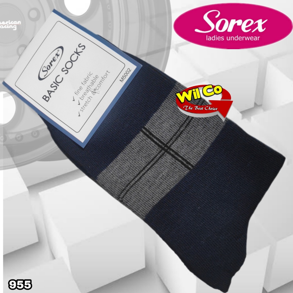 K955 - KAOS KAKI PRIA SOREX M5002 PER 1PCS