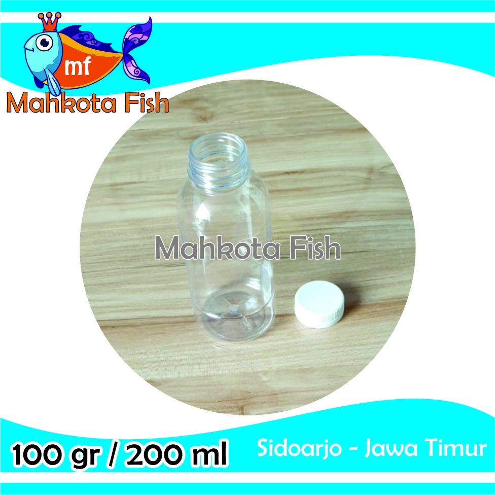 Botol Fish Owner | Botol Repack 100 gr / 200 ml Fish Owner | Fish Owner