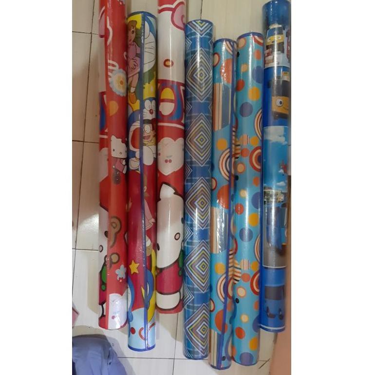 [KODE V9591] KARPET LANTAI PLASTIK SPON MOTIF DORAEMON