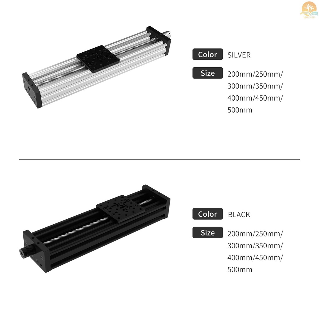 (MMOI) Twotrees 500mm 4080U Slide Linear Guide Bahan Aluminum Untuk Mesin Printer 3D DIY