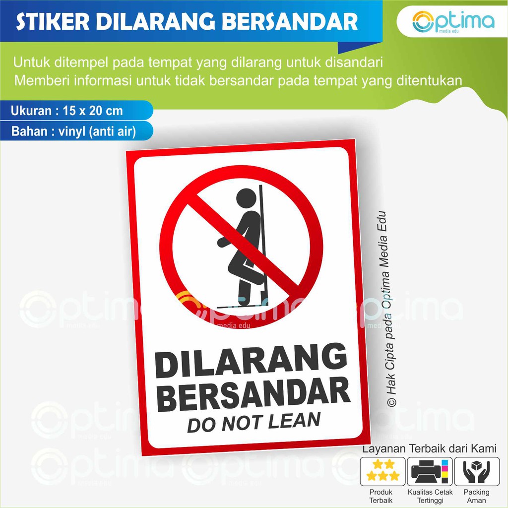 

STIKER DILARANG BERSANDAR