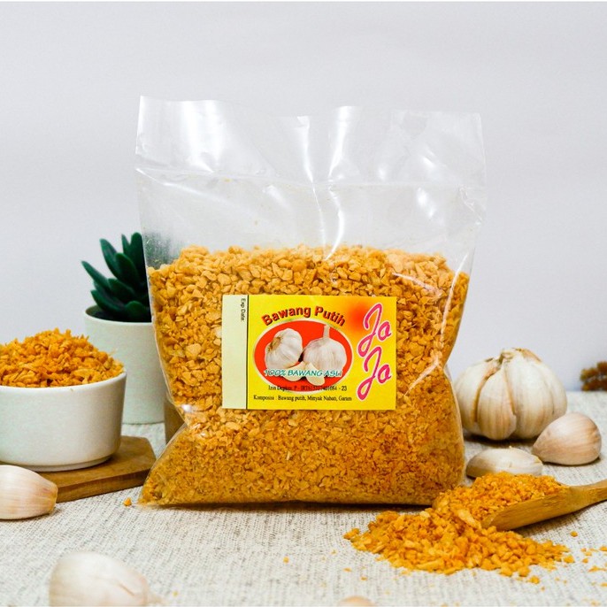 

Bawang Putih Goreng Jojo cincang 250gr Firsthand