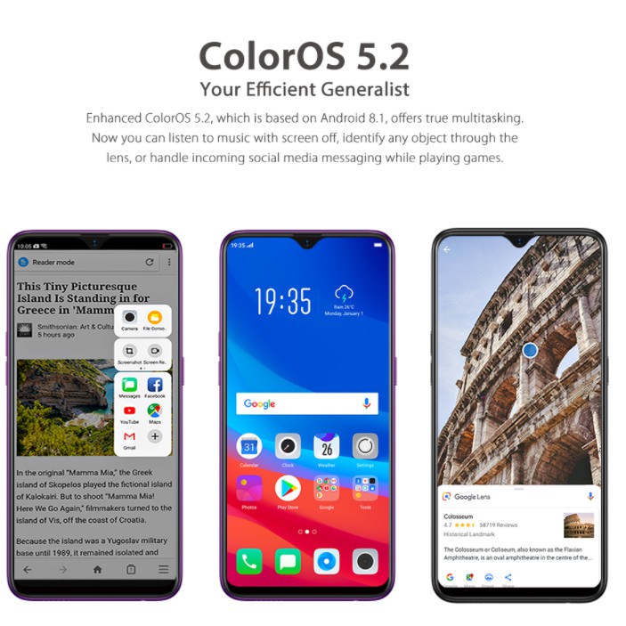 OPPO F9 Pro RAM 6/64 4G LTE hp GARANSI 1 TAHUN Headphone Handphone-7