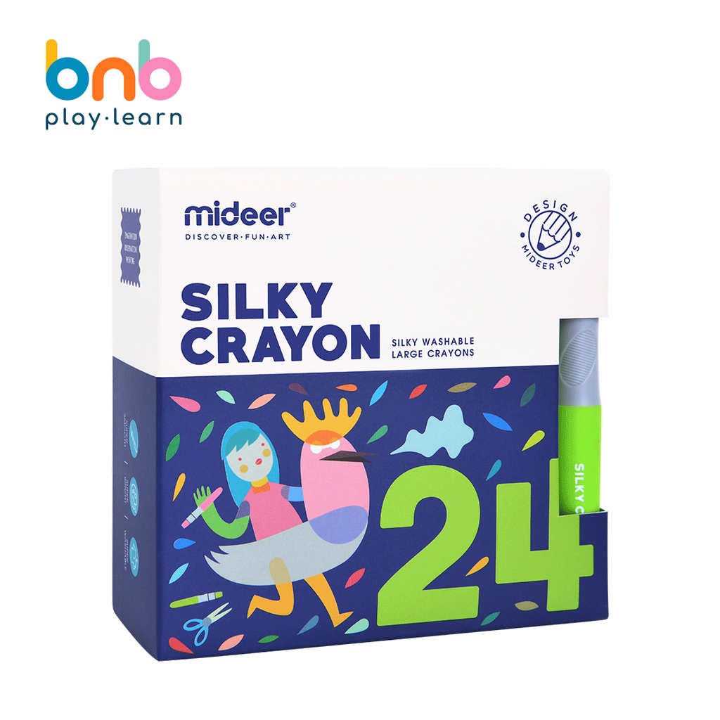 

Mideer Silky Crayons