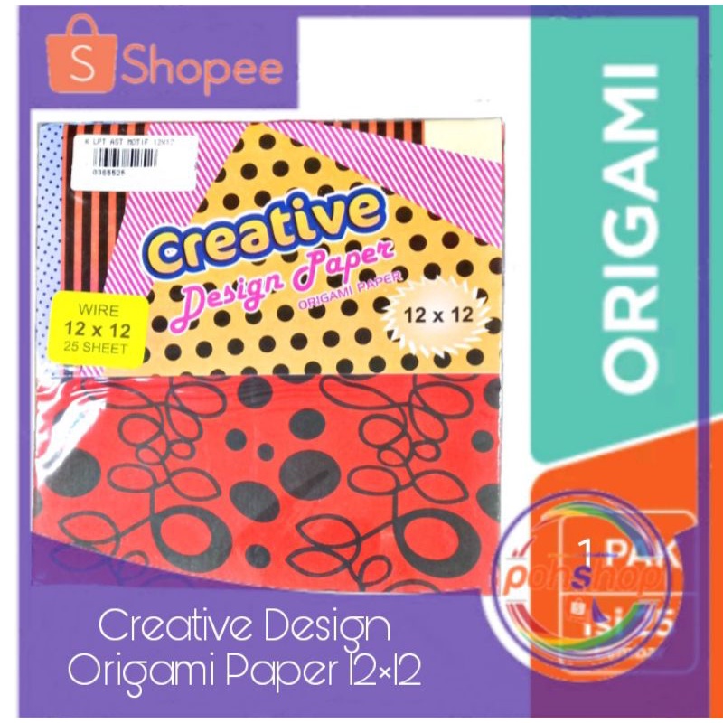 

Creative Design Origami Paper 12×12 | 25s