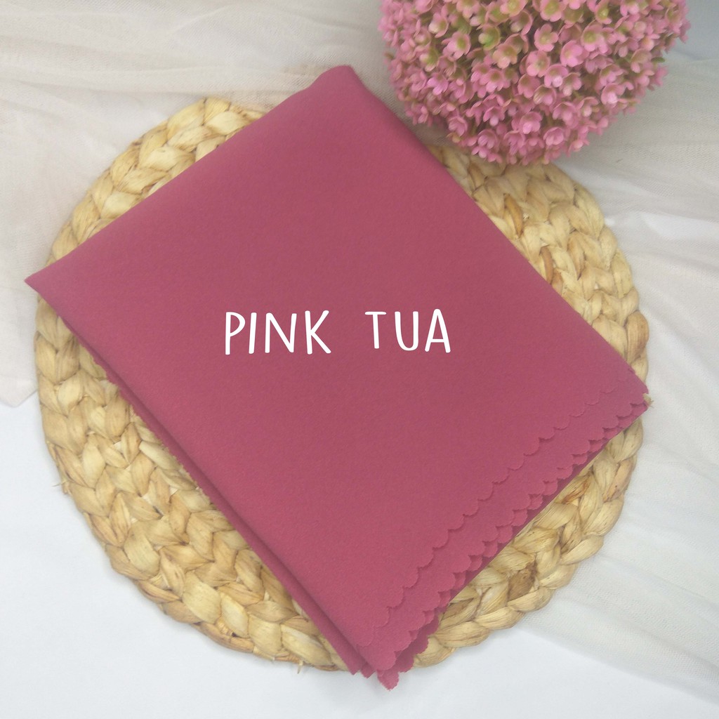 HIJAB/JILBAB PASHMINA DIAMOND 175 x 75  LASERCUT + JAHIT TEPI KECIL-PINK TUA