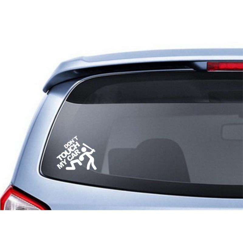 

STICKER DONT TOUCH MY CAR STICKER MOBIL