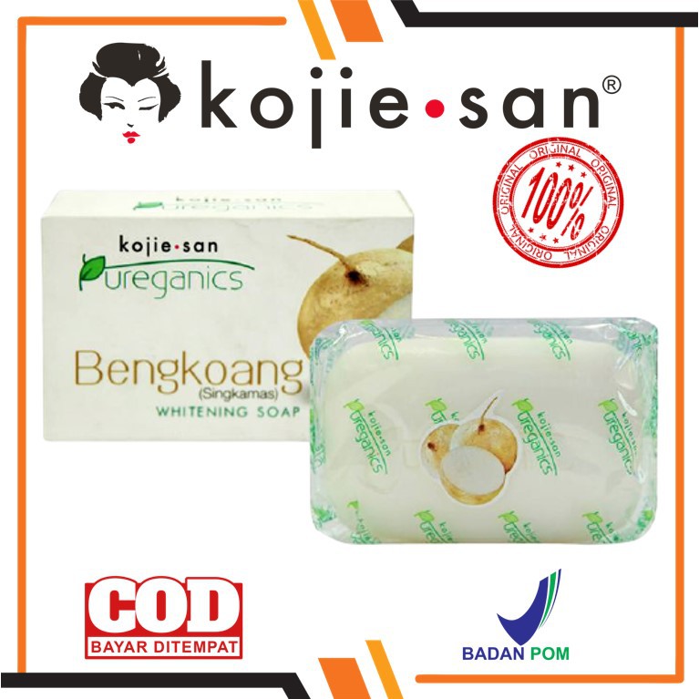 Kojie San Pureganics Bengkoang Singkamas Whitening Soap | Sabun Bengkoang