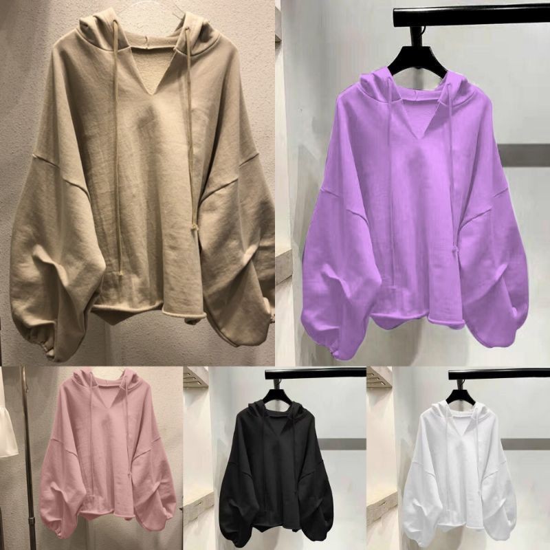 SWEATER HOODIE WANITA DADARIO // SWEATER DADARIO WANITA // DADARIO OVERSIZE / SWEATER OVERSIZE