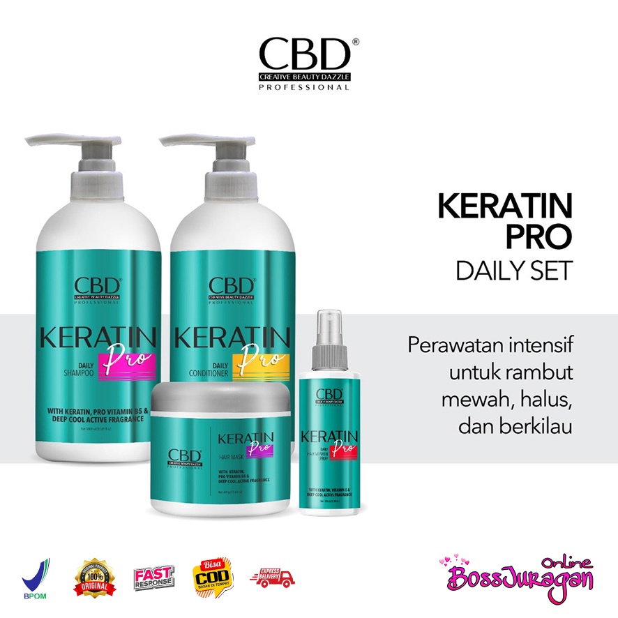 (BOSS) CBD KERATIN/COLOR SHIELD Hair Vitamin | Hair Mask | Shampoo | Conditioner