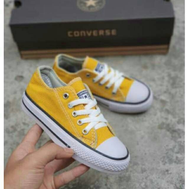 (TERBARU) SEPATU CONVERSE ANAK &amp; DEWASA WARNA KUNING