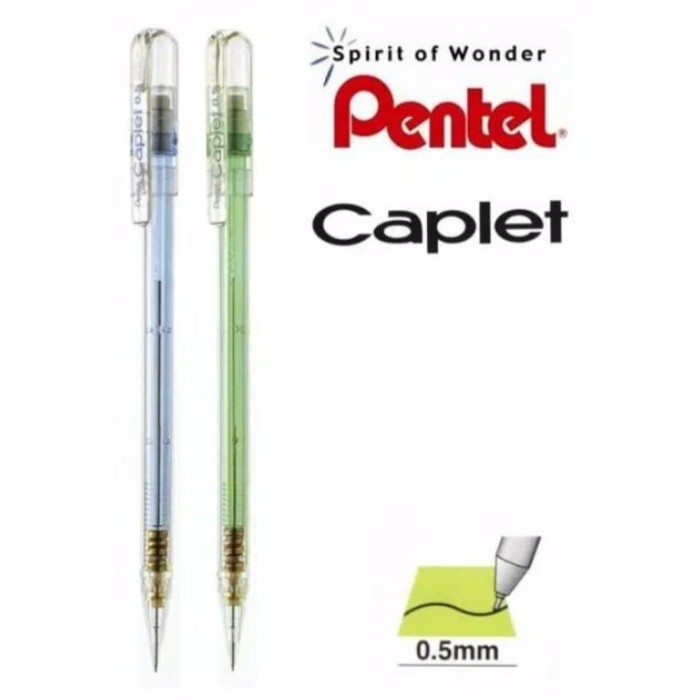 

Jualan Pensil Mekanik Pentel Caplet Bergaransi