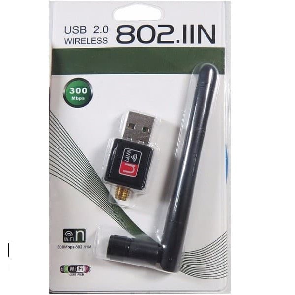 USB DONGLE WIRELES USB ADAPTER 802.11N 150Mbps ANTENA