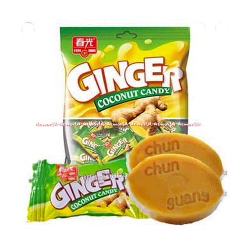 

Kimono Ginger Coconut Candy 160gr Permen Rasa Jahe Kelapa Kimonno