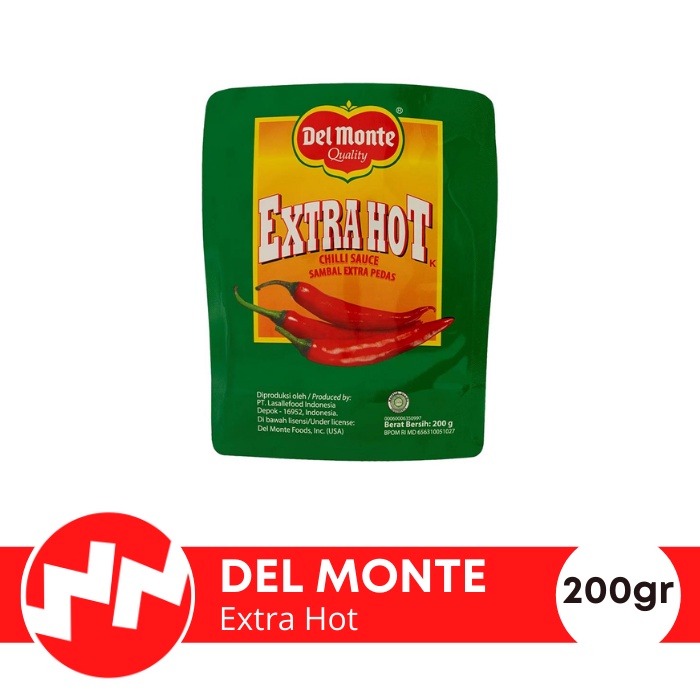 

Saus Sambal Del Monte Extra Hot Pouch 200gr