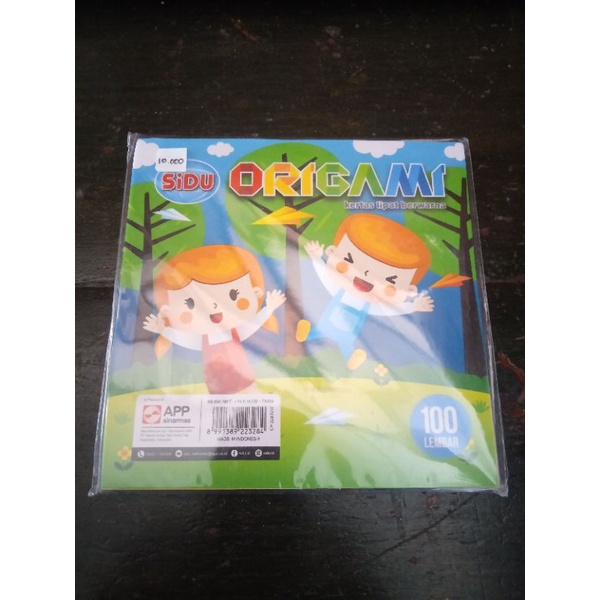 

kertas lipat berwarna sidu 14.14 cm per pak isi 100 lembar