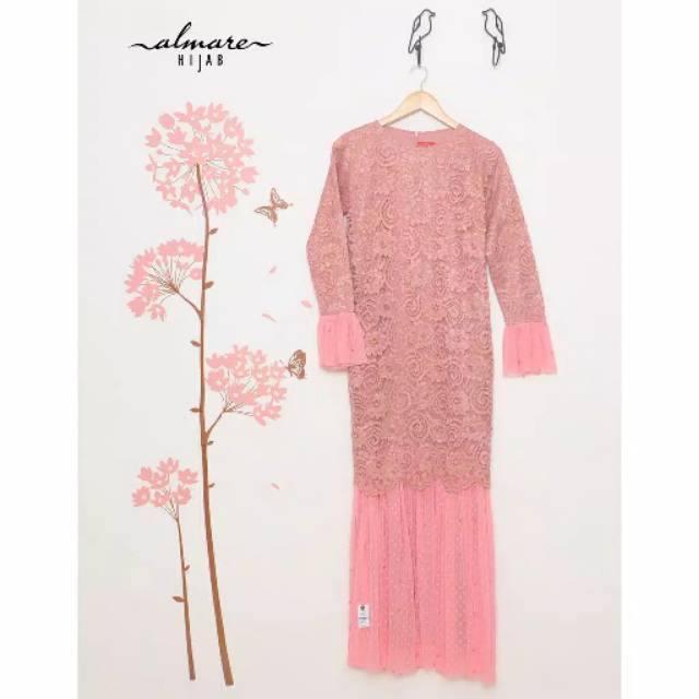 Preloved 0x Pakai Gamis - 281020203 Original by Almare Hijab/ Indah Bordir Sda