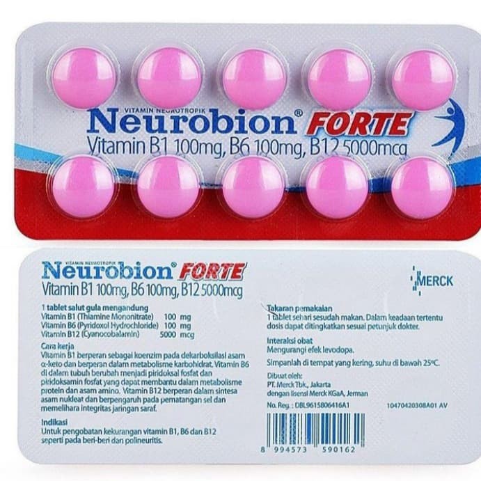 Neurobion Forte 1 Blister Isi 10 Tablet Suplemen Untuk Membantu Menjaga Kesehatan Sistem Syaraf Indonesia