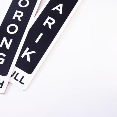 Sign Board | Sign Label Akrilik | Dorong Tarik